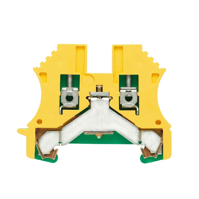 Weidmuller WPE 2.5 PE terminal, Screw connection, Green/yellow, 2.5 mm²